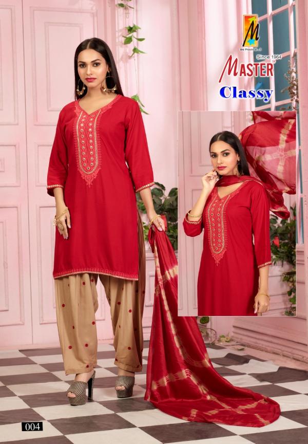 Master Classy Festival Wear Fancy Designer Ready Made Dress Collection